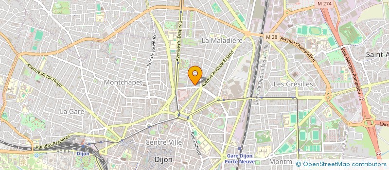localisation de l'entreprise MONSIEUR MOHAMEDOSMAN MAKKWI MOHAMEDOSMAN  DIJON