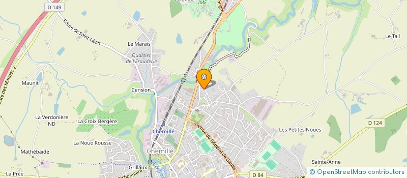 localisation de l'entreprise MONSIEUR MOHAMEDOU MAHMOUD HAMDI  CHEMILLE-EN-ANJOU