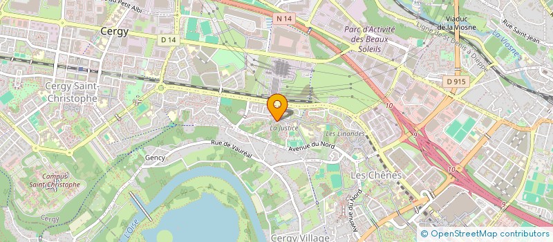 localisation de l'entreprise MONSIEUR MOHAMEDOU SOUKOUNA  CERGY