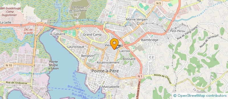 localisation de l'entreprise MONSIEUR MOHAMEDREYANE ARIF à LES ABYMES