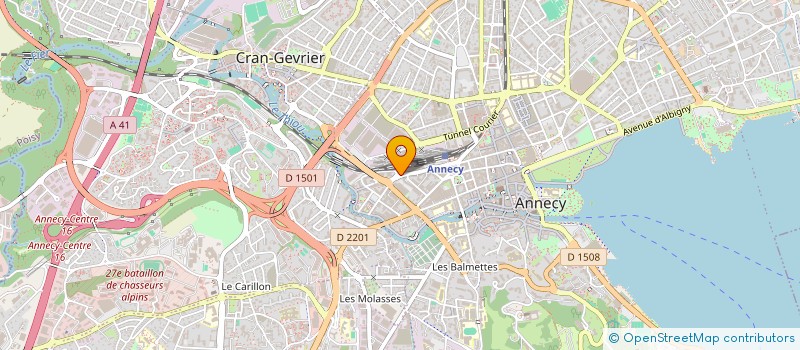 localisation de l'entreprise MONSIEUR MOHAMEDSALAH BENOUATTAS  ANNECY