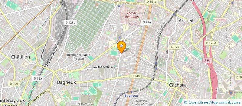 localisation de l'entreprise MONSIEUR MOHAMEDY CISSE à BAGNEUX