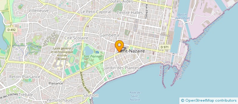 localisation de l'entreprise MONSIEUR MOHAMET KANE  SAINT-NAZAIRE