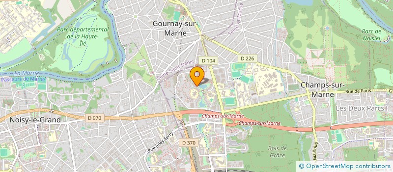 localisation de l'entreprise MONSIEUR MOHAMMAD ABBARA  CHAMPS-SUR-MARNE