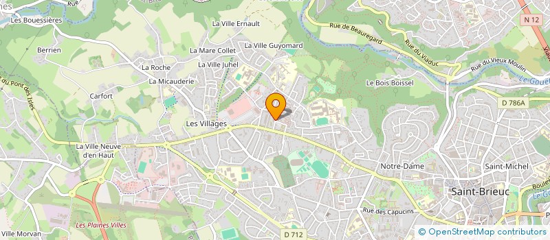 localisation de l'entreprise MONSIEUR MOHAMMAD ABDUL MAJID  SAINT-BRIEUC