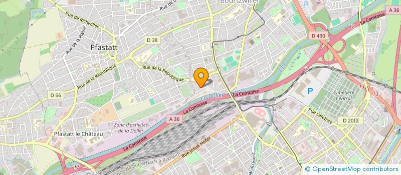 localisation de l'entreprise MONSIEUR MOHAMMAD ADAM YOUNES  MULHOUSE