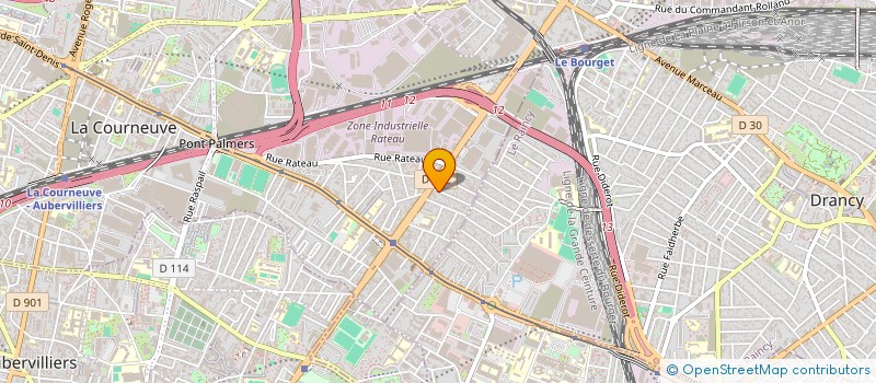 localisation de l'entreprise MONSIEUR MOHAMMAD AHAMAD à LA COURNEUVE