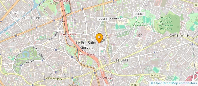 localisation de l'entreprise MONSIEUR MOHAMMAD AHMAD HASSAN  LE PRE-SAINT-GERVAIS