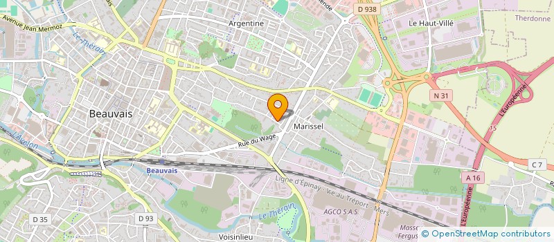 localisation de l'entreprise MONSIEUR MOHAMMAD AHMADI  BEAUVAIS