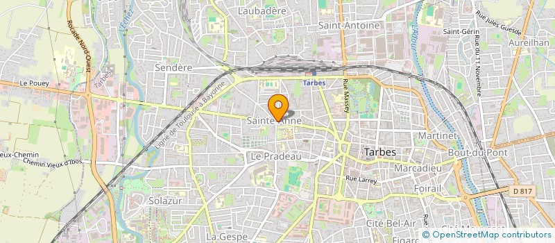 localisation de l'entreprise MONSIEUR MOHAMMAD AHMADI  TARBES