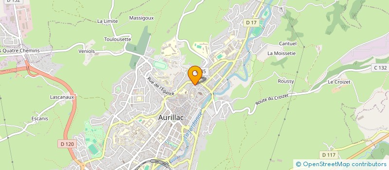 localisation de l'entreprise MONSIEUR MOHAMMAD AHMADI à AURILLAC
