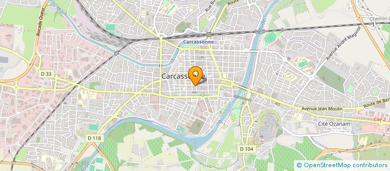 localisation de l'entreprise MONSIEUR MOHAMMAD AHMADNEJAD ABKENARI  CARCASSONNE