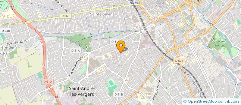 localisation de l'entreprise MONSIEUR MOHAMMAD AHMADZAI  SAINT-ANDRE-LES-VERGERS