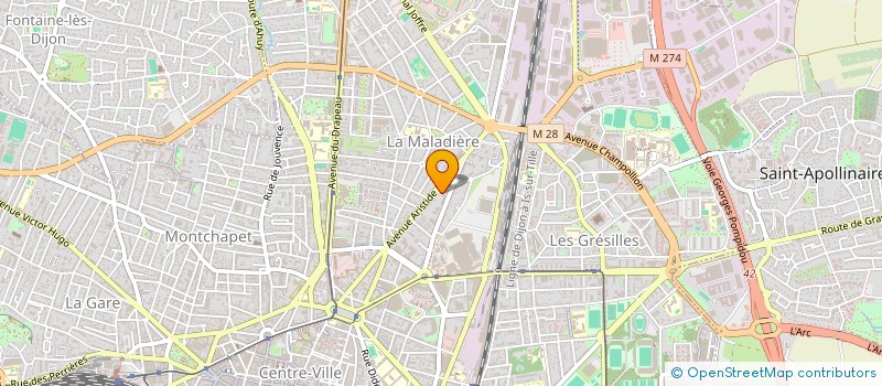 localisation de l'entreprise MONSIEUR MOHAMMAD AHMADZAY à DIJON