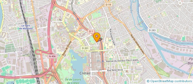 localisation de l'entreprise MONSIEUR MOHAMMAD AHMED  CRETEIL