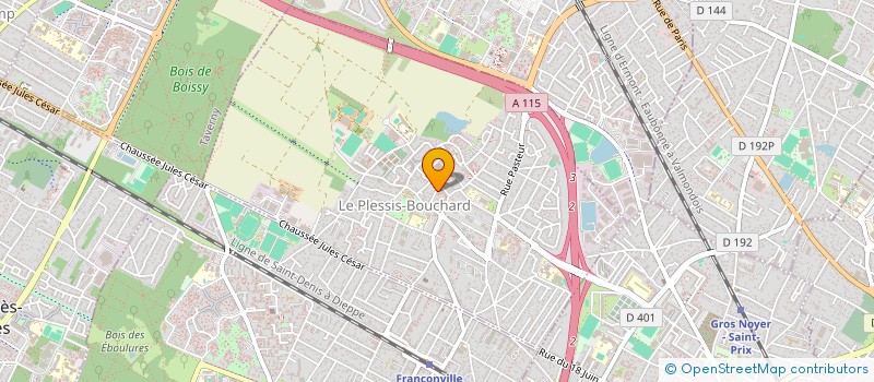 localisation de l'entreprise MONSIEUR MOHAMMAD AHMEDI  LE PLESSIS-BOUCHARD