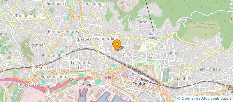 localisation de l'entreprise MONSIEUR MOHAMMAD AKAKHEL  TOULON