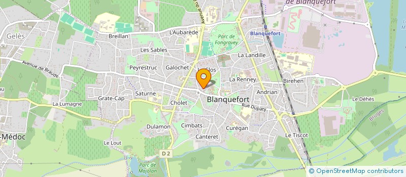 localisation de l'entreprise MONSIEUR MOHAMMAD AKBARI  BLANQUEFORT