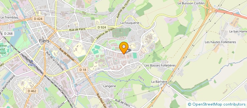 localisation de l'entreprise MONSIEUR MOHAMMAD ALI HEIDARI à FLERS