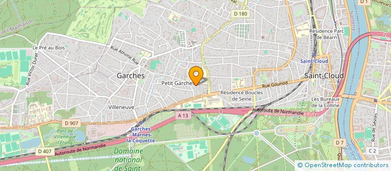 localisation de l'entreprise MONSIEUR MOHAMMAD ALIZADA à GARCHES