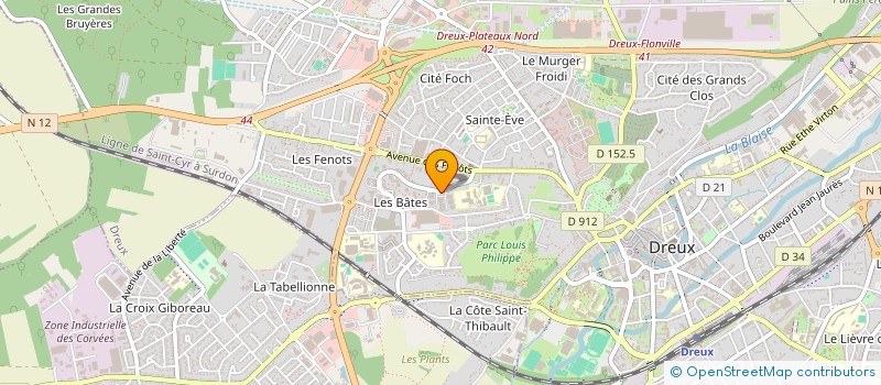 localisation de l'entreprise MONSIEUR MOHAMMAD ALLAH OMAR KHIL à DREUX