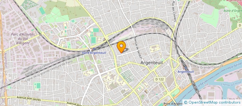 localisation de l'entreprise MONSIEUR MOHAMMAD AMIN  ARGENTEUIL