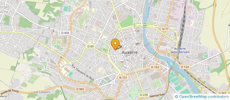 localisation de l'entreprise MONSIEUR MOHAMMAD AMIN  AUXERRE