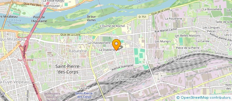 localisation de l'entreprise MONSIEUR MOHAMMAD-AMIN ALMOTAWE  SAINT-PIERRE-DES-CORPS