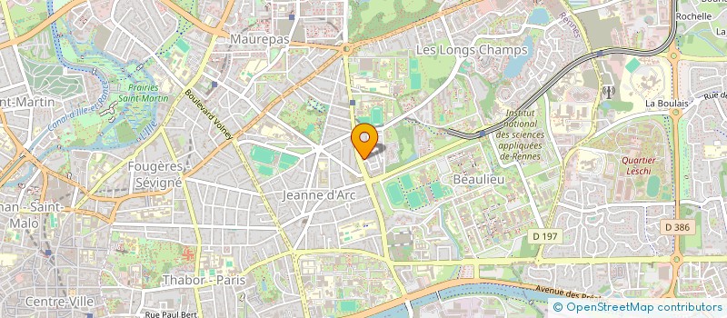 localisation de l'entreprise MONSIEUR MOHAMMAD AMIRI  RENNES