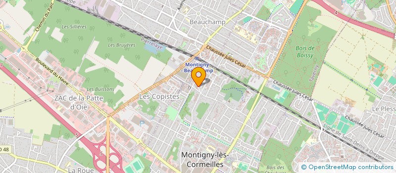 localisation de l'entreprise MONSIEUR MOHAMMAD AMIRI  MONTIGNY-LES-CORMEILLES