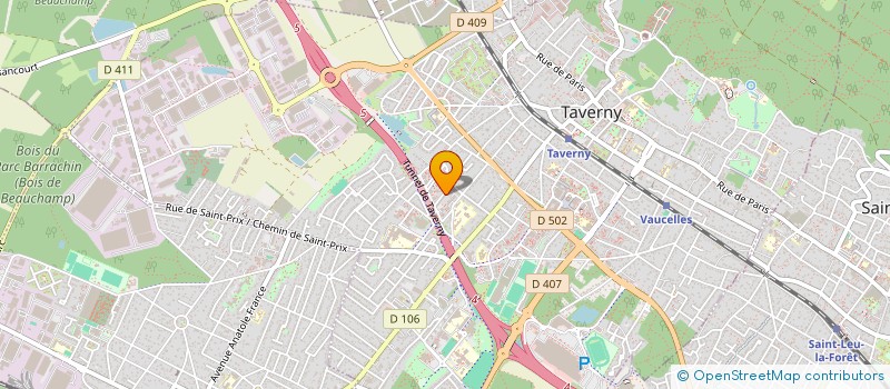 localisation de l'entreprise MONSIEUR MOHAMMAD AMJAD à TAVERNY