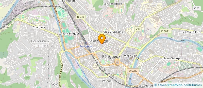 localisation de l'entreprise MONSIEUR MOHAMMAD ANWARY  PERIGUEUX