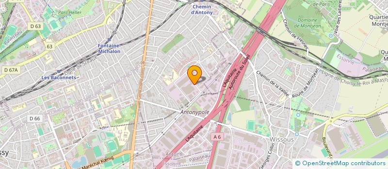 localisation de l'entreprise MONSIEUR MOHAMMAD ARAB à ANTONY