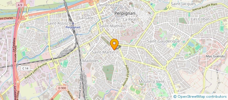 localisation de l'entreprise MONSIEUR MOHAMMAD ASEL SHERZAD  PERPIGNAN