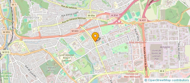 localisation de l'entreprise MONSIEUR MOHAMMAD ASGHARI  METZ