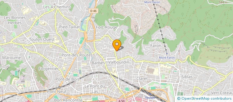 localisation de l'entreprise MONSIEUR MOHAMMAD ASIF  TOULON