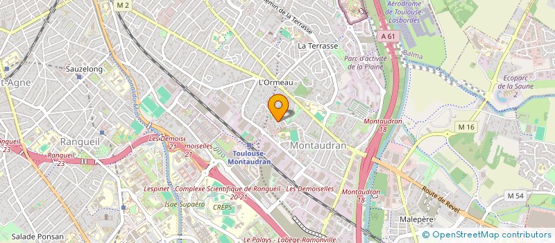 localisation de l'entreprise MONSIEUR MOHAMMAD ATTAYE  TOULOUSE