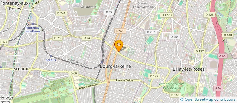 localisation de l'entreprise MONSIEUR MOHAMMAD AZIZI à BOURG-LA-REINE