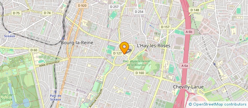 localisation de l'entreprise MONSIEUR MOHAMMAD BABAKOUHIASHRAFI  L'HAY-LES-ROSES