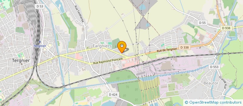 localisation de l'entreprise MONSIEUR MOHAMMAD BADIA ALFATHI  TERGNIER