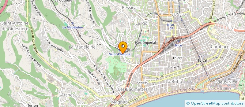 localisation de l'entreprise MONSIEUR MOHAMMAD BAKHSHY à NICE