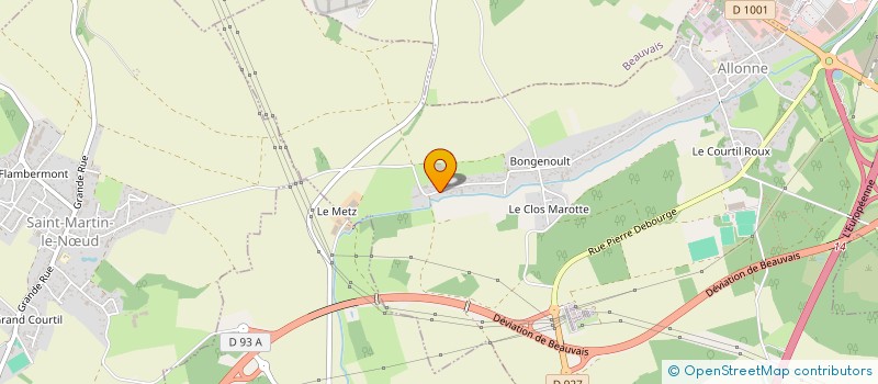 localisation de l'entreprise MONSIEUR MOHAMMAD BAKHTIARY  BEAUVAIS