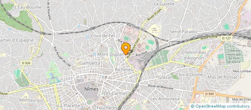 localisation de l'entreprise MONSIEUR MOHAMMAD BENGUESMIA-CHADLY  NIMES