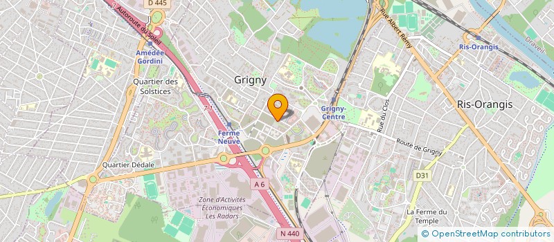 localisation de l'entreprise MONSIEUR MOHAMMAD BILAL SAFI  GRIGNY