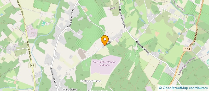 localisation de l'entreprise MONSIEUR MOHAMMAD CHIBANI  BOULOC