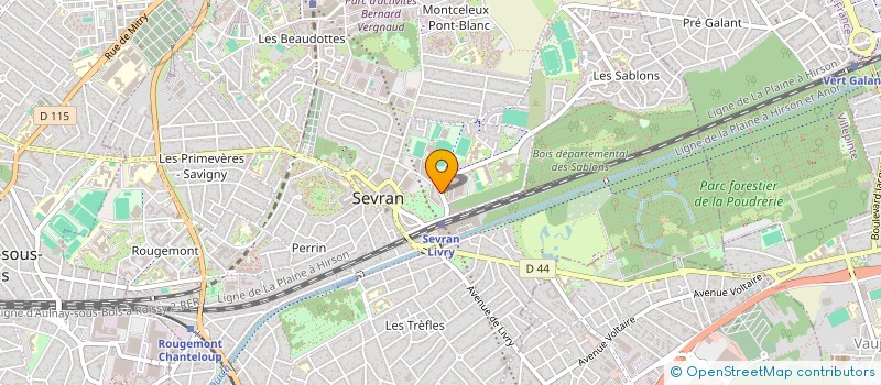 localisation de l'entreprise MONSIEUR MOHAMMAD DAWOOD HUSSEINKHEIL  SEVRAN