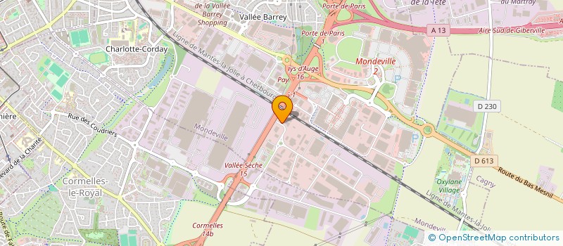 localisation de l'entreprise MONSIEUR MOHAMMAD FAHIM DARGI  MONDEVILLE