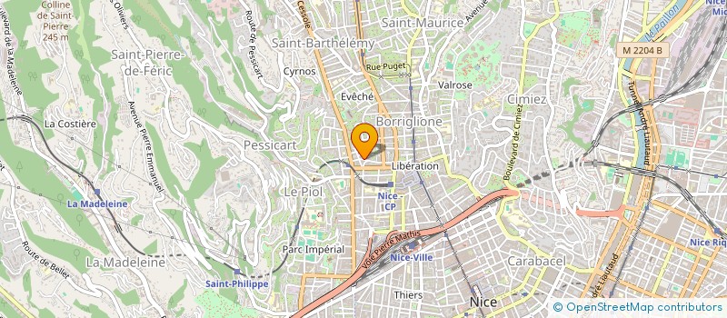 localisation de l'entreprise MONSIEUR MOHAMMAD FAKEE AHMED à NICE