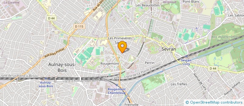 localisation de l'entreprise MONSIEUR MOHAMMAD FAZAL KHAN à SEVRAN