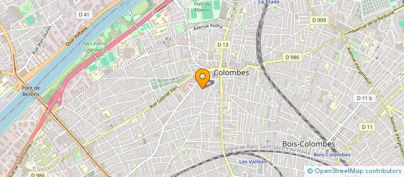 localisation de l'entreprise MONSIEUR MOHAMMAD GHAFORI à COLOMBES